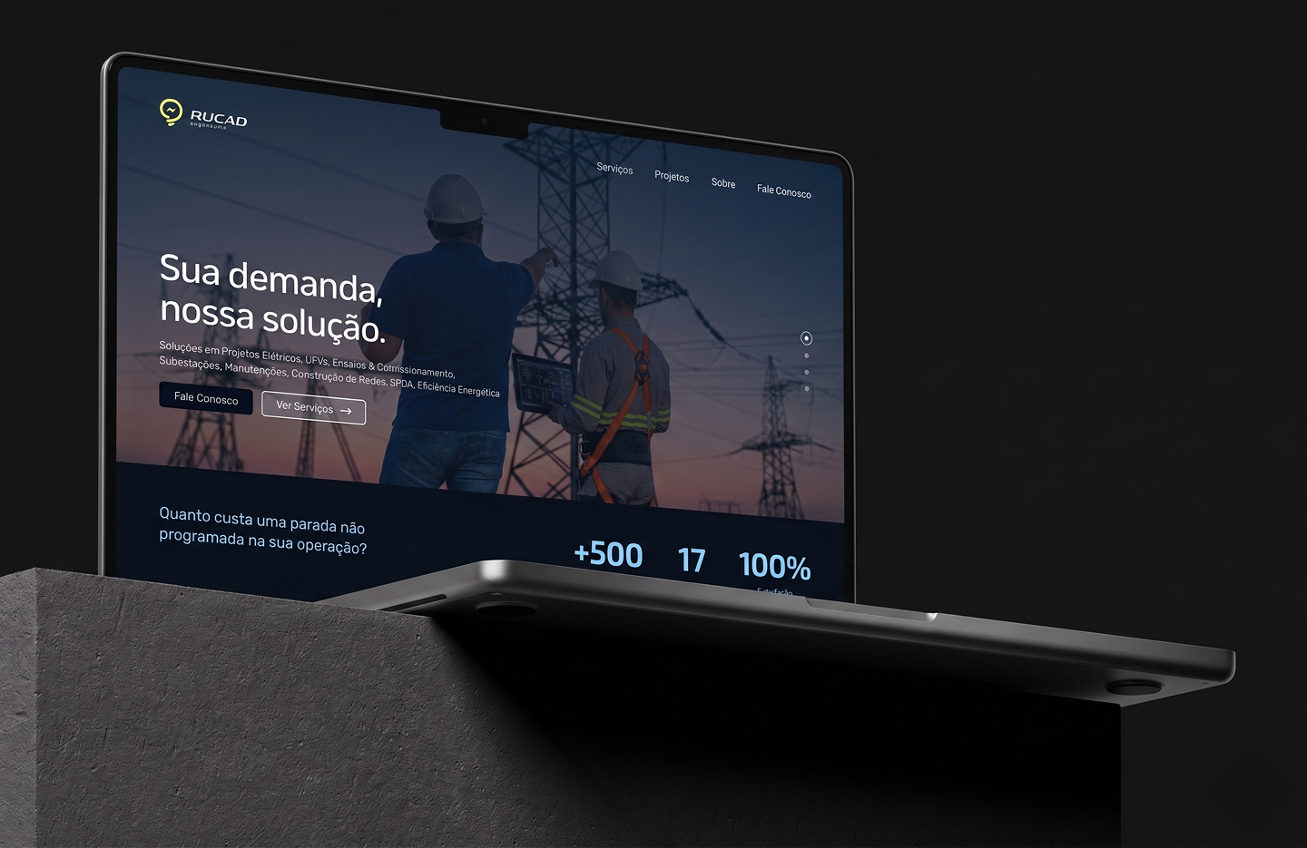 Rucad Engenharia rebrand