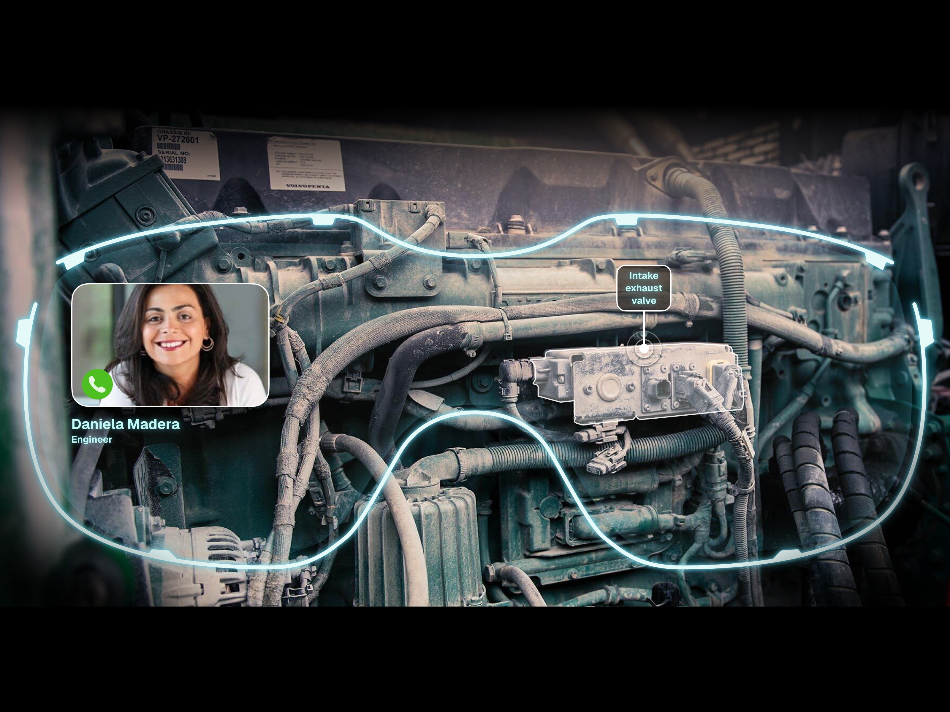 Smart Safety, remote engineer guidance in the wearer's field of view